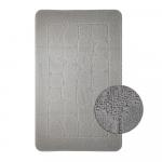 Коврик в ванную КЛАССИК УНИ камень, одинарный СЕРЫЙ, 55х90 см, 100% полиэстер