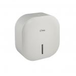 Диспенсер для туалетной бумаги в рулонах, с ключом, из АБС пластика, цвет БЕЛЫЙ.