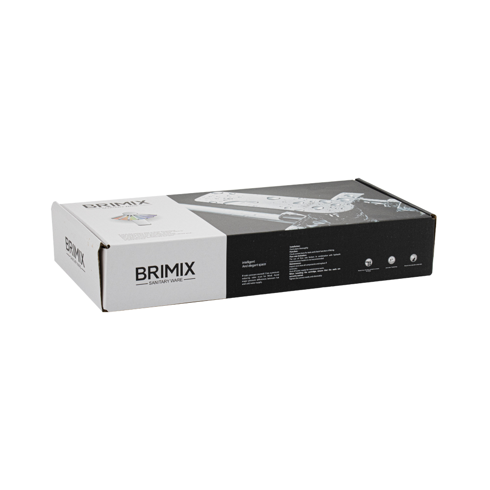 BRIMIX - Смеситель для накладной раковины, высокий корпус, шаровый