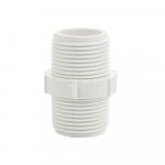 Бочонок (ниппель) 3/4" ПВХ (PVC-U) белый.