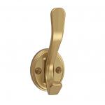 Крючок двойной , под золото ,  матовый