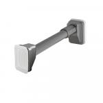 Карниз многофункциональный, усиленный, 210 - 300 см, разборный, цвет ГРАФИТ.