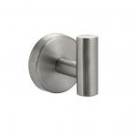 Крючок одинарный антивандальный, из нержавеющей стали, цвет сатин