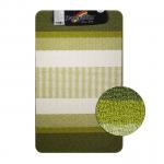 Коврик в ванную СТАР-ЛООП, одинарный, ЗЕЛЁНЫЙ, 550 х 900 мм, 100% полиэстер