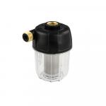 Фильтр тонкой очистки 1/2", мини колба, циклонного типа, картридж металлическая сетка.