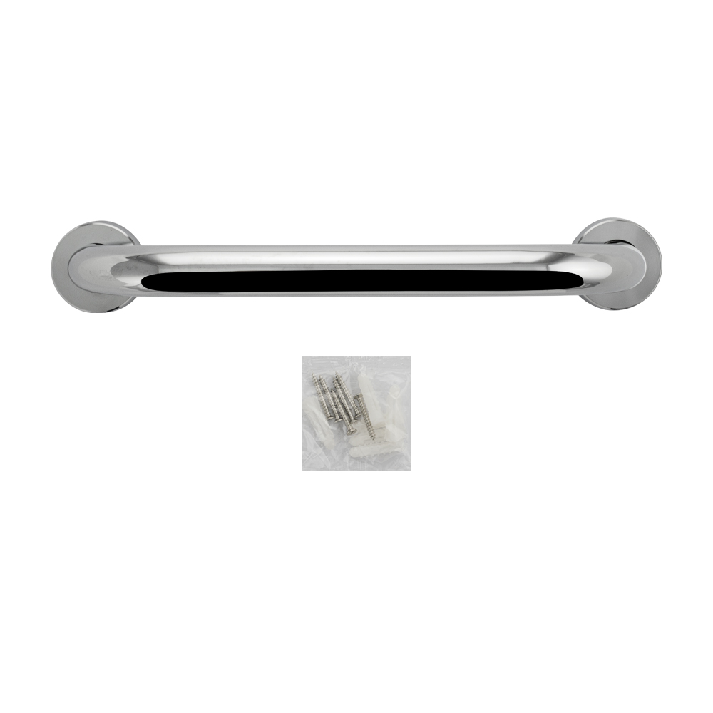 MAGNUS - Ручка в ванную ПРЕМИУМ прямая, 30 см, антивандальная, нержавейка