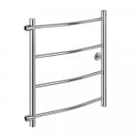 Полотенцесушитель КЛАССИК-ДУГА, 4 перекладины, 500х600 мм, с боковым подключением м/осевое - 500 мм, труба -"1" x 2 мм, нержавеющая сталь, цвет ХРОМ.