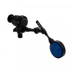 Поплавковый клапан для бачка и ёмкостей, 3/4" из высокопрочного АБС пластика, модель Квик-стоп, цвет ЧЕРНЫЙ.