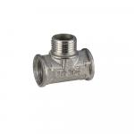 Тройник 1/2"х1/2"х1/2" г/ш/г, из нержавеющей стали марки SUS 304.
