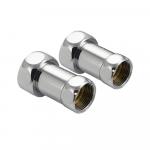 Американка хромированная, прямая, к полотенцесушителю 1х3/4, г/г, пара