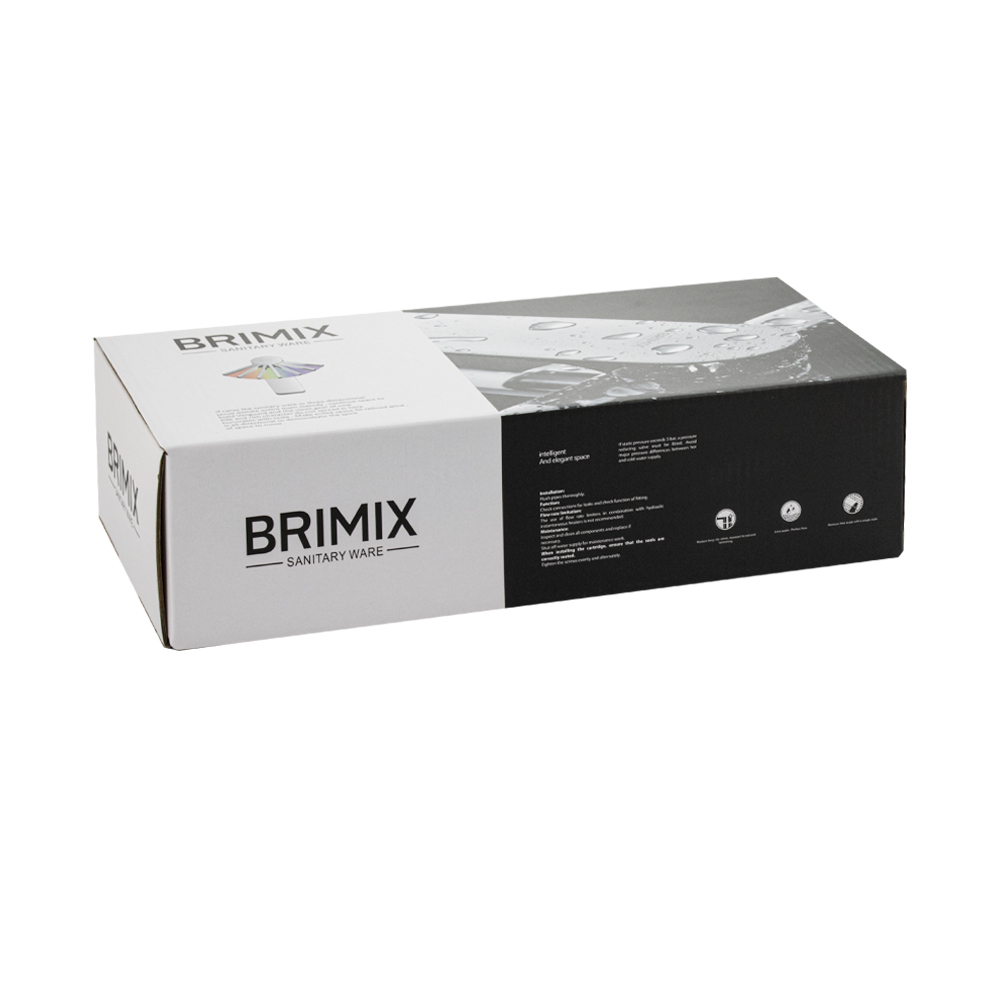 BRIMIX - Кран на одну воду шаровый, хромированный, из высокопрочного пластика АБС