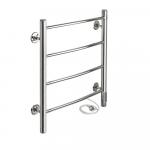 Полотенцесушитель электрический КЛАССИК-ДУГА, 500х600 мм, труба - "1" x 2 мм, 70 Вт, с терморегулятором, нержавеющая сталь, цвет ХРОМ.