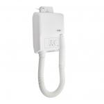 Фен для волос  с гибким шлангом , в ванную комнату с РОЗЕТКОЙ, 900Вт