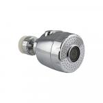 Аэратор из высокопрочного АБС пластика, большой, двухрежимный, с шарниром, цвет ХРОМ.