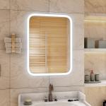 Зеркало 500 х 700 мм, сенсорное, с внутренней ЛЭД подсветкой  