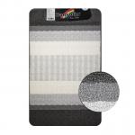 Коврик в ванную СТАР-ЛООП, одинарный. СЕРЫЙ, 550 х 900 мм, 100% полиэстер