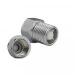 Обратный клапан 1/2 ", из нержавеющей стали, цвет ХРОМ.