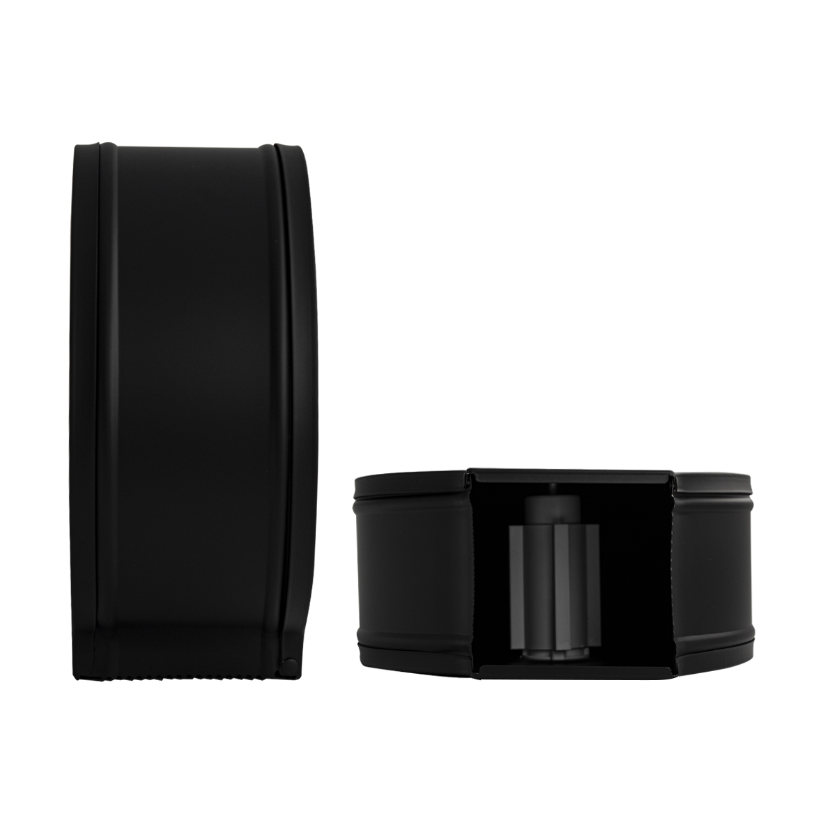 BRIMIX - Диспенсер для туалетной бумаги, с ключом - барабан, нержавеющая матовая сталь черного цвета