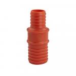 Штуцер соединительный 3/4"х1" (20х26мм), из АБС пластика, цвет оранжевый.