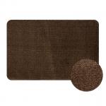 Коврик в ванную РАННЕР 184 одинарный, коричневый, однотонный, 400 х 600 мм, 100% полиэстер