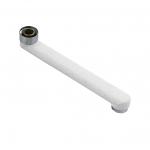 Гусак к смесителю в ванную литой 20см  плоский КОМБИНИРОВАННЫЙ ЦВЕТ